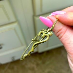 Alex and ani gold bracelet